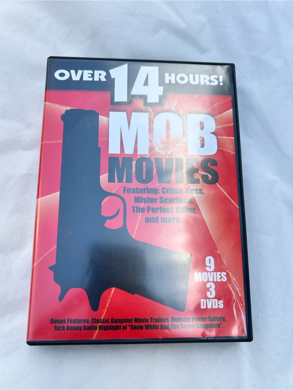 14+ Hours Mob Movies DVD Set - Red & Black Cover